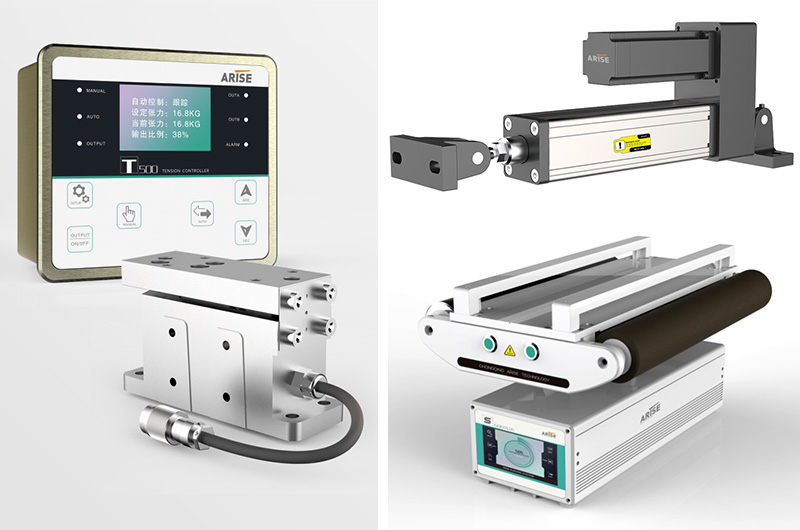 web guiding and tension control products