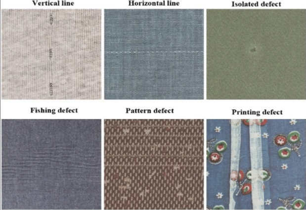 Categorization of defects in printed materials