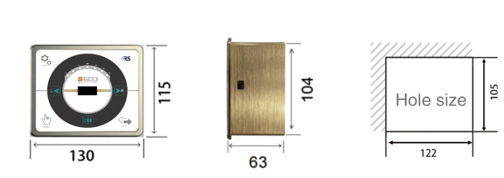 specificarions of S600 web guide controller