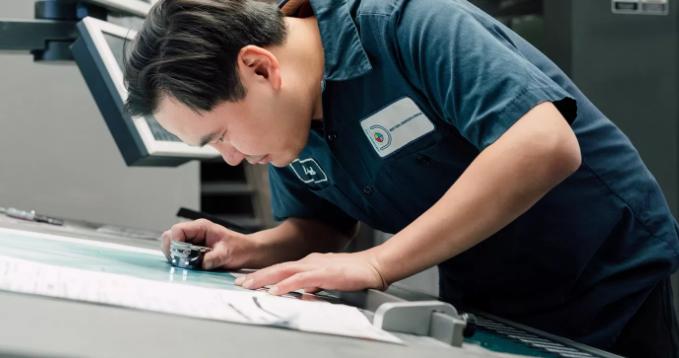 manual check of printing