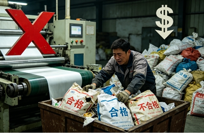 waste scraps of bag-making factories