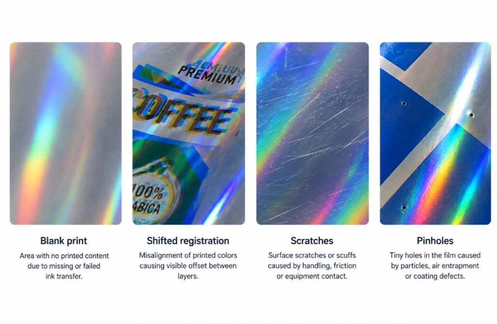 Common Defects Found on Reflective Packaging Films