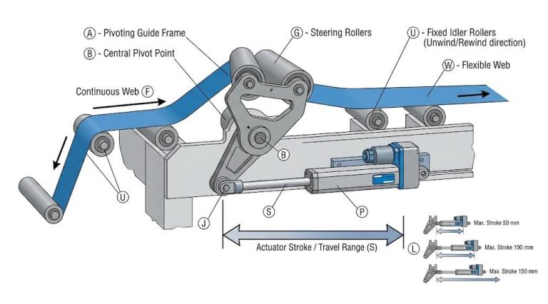 Web Guide Actuator Stroke: How to Choose the Correct Travel Range