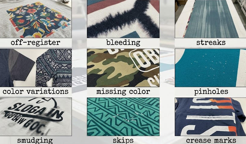 Common Defects Detected in Textile Printing