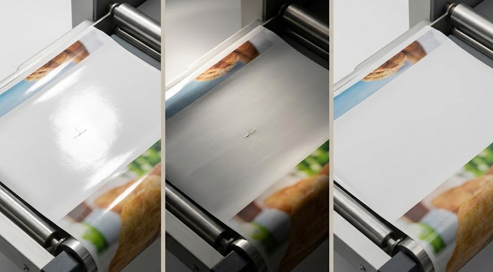 Different lighting angles for print inspection