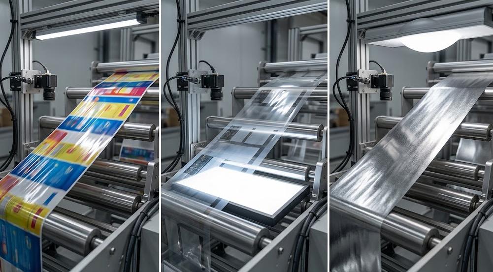 Lighting requirements for different print materials