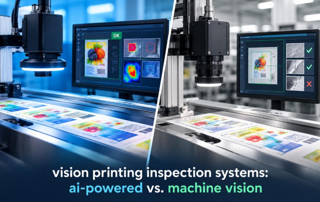 Vision printing Inspection Systems - AI-Powered vs. Machine Vision